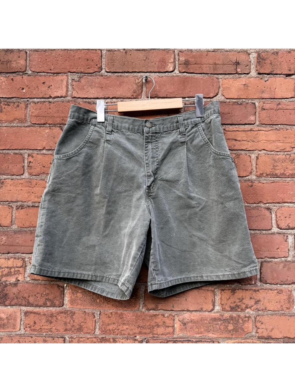vintage MEC stand up cargo jean shorts 90s 34x7.5